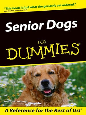 cover image of Senior Dogs For Dummies